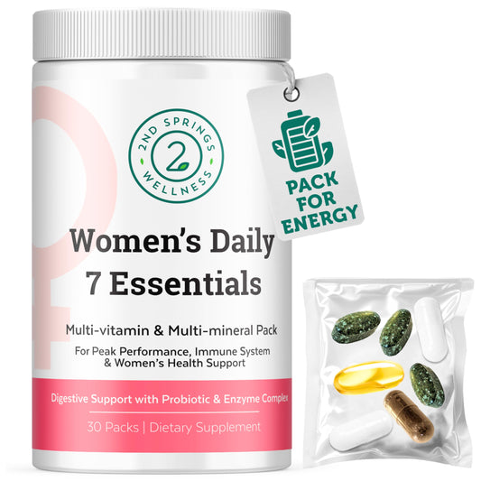 Frasco de 7 Esenciales con pack para mujeres