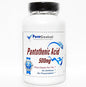 Frasco ácido pantoténico 500mg 100 cápsulas PureControl