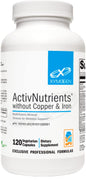 Frasco de ActivNutrients sin hierro 120 cápsulas