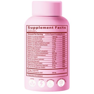 Frasco Advanced Bionetix vitaminas prenatales con folato natural