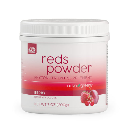 Frasco AdvoCare AdvoGreens Reds polvo 7 oz sabor berry