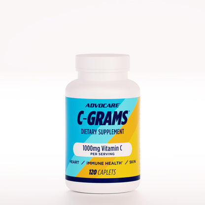 Frasco AdvoCare C-Grams suplemento vitamina C cuidado piel