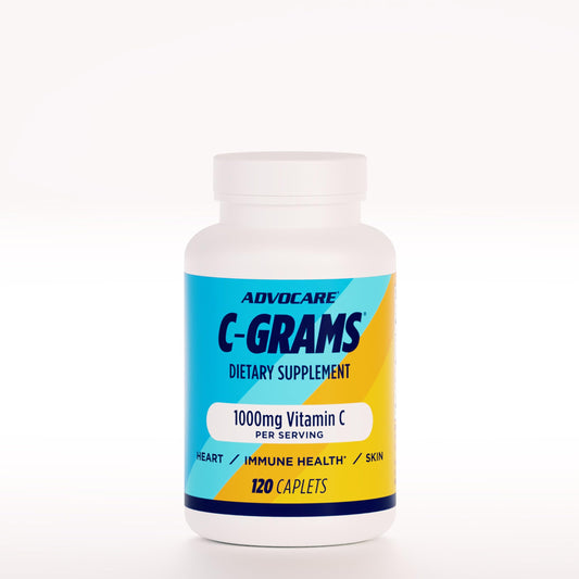 Frasco AdvoCare C-Grams suplemento vitamina C cuidado piel
