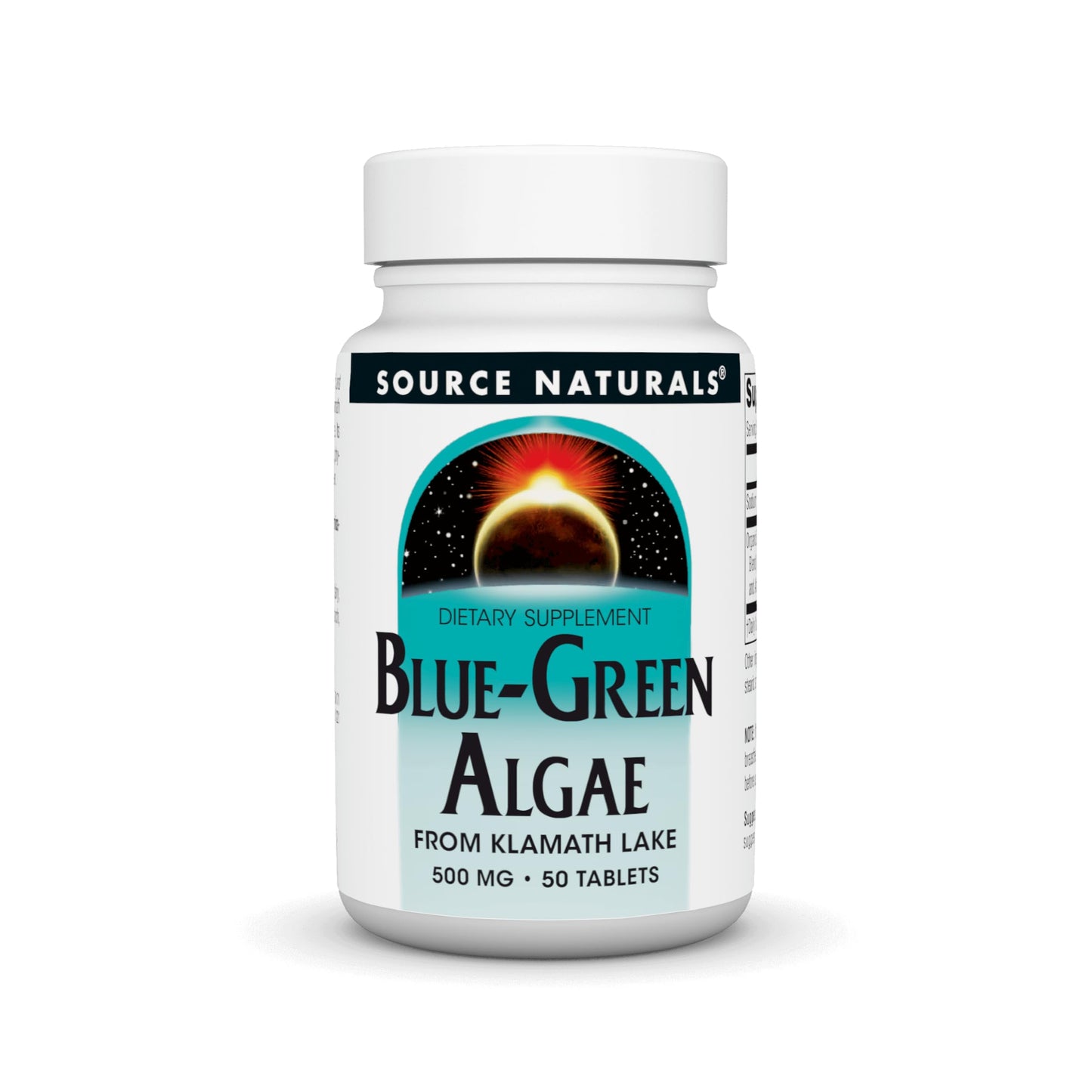 Frasco de alga azul-verde Source Naturals