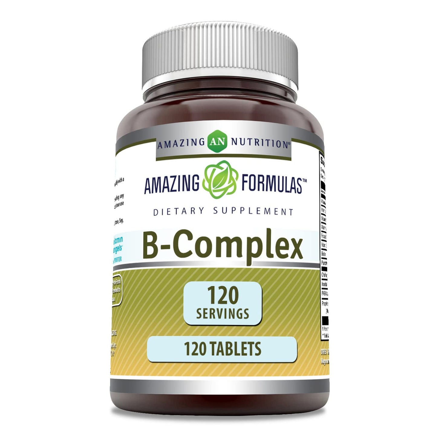 Frasco Amazing Formulas Complejo Vitaminas B 120 tabletas