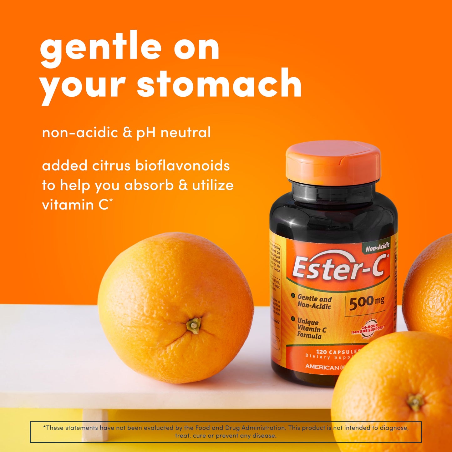 Frasco American Health Ester-C vitamina C no ácida y bioflavonoides