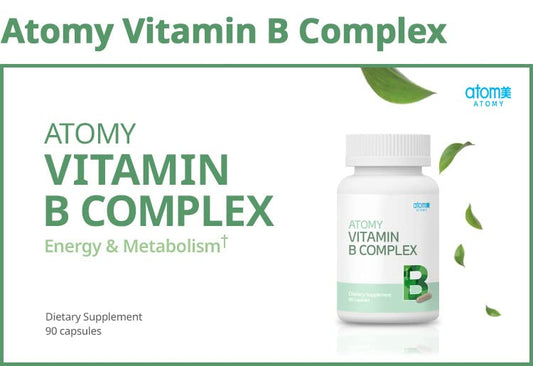 Frasco Atomy complejo vitaminas b 90 unidades
