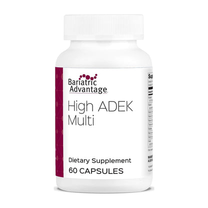 Frasco de multivitamínico Bariatric ADEK 60 cápsulas