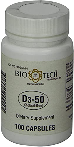 Frasco Bio-Tech básica vitamnina d3 50000 ui