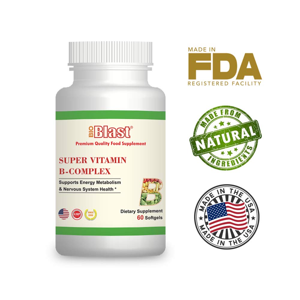Frasco BIOCALTH Bioblast vitaminas B complejo con 60 tabletas