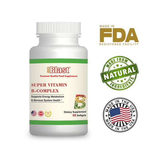 Frasco BIOCALTH Bioblast vitaminas B complejo con 60 tabletas