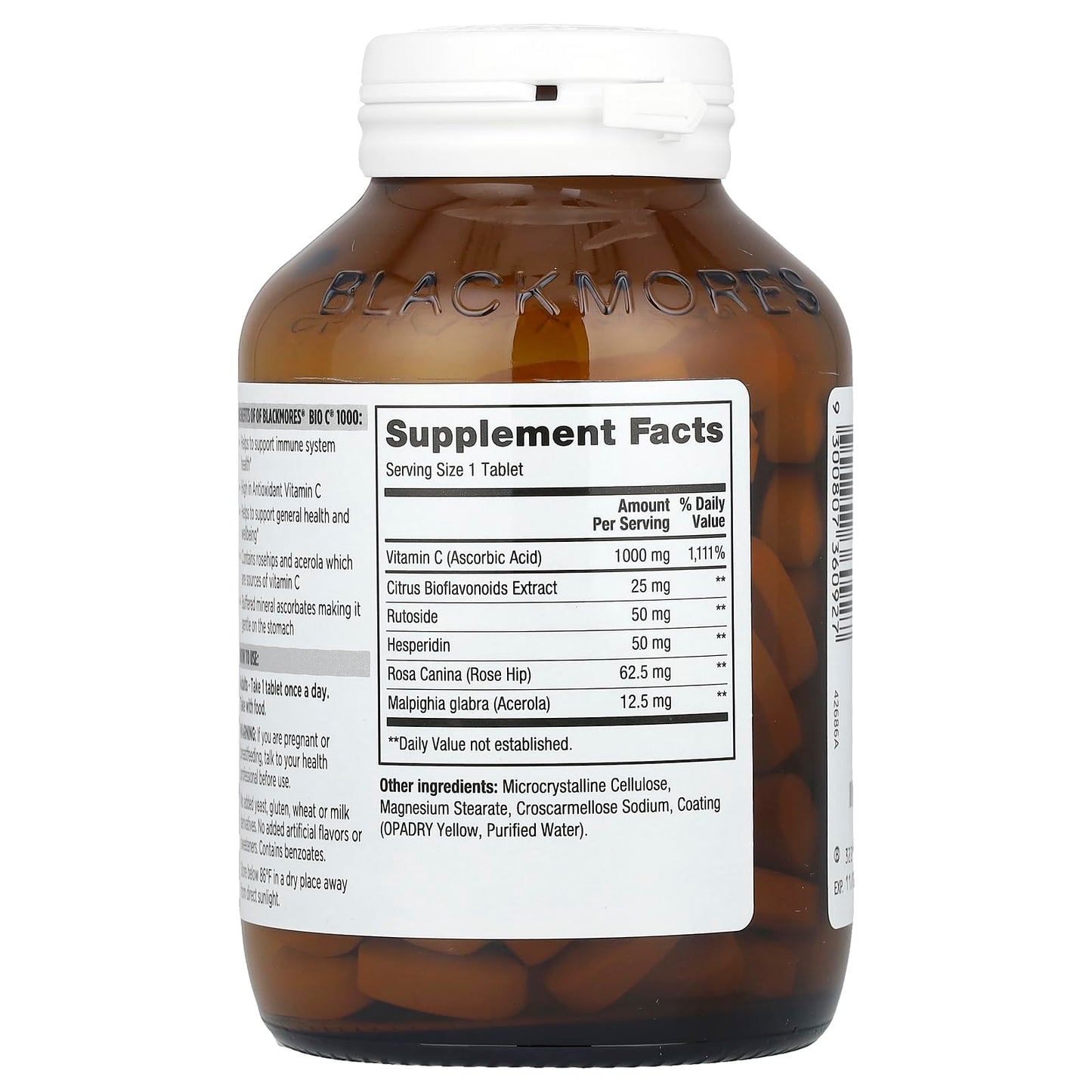 Frasco de Blackmores Bio C 1000 150 tabletas