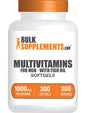 Frasco BulkSupplements multivitaminas hombres 300 softgels