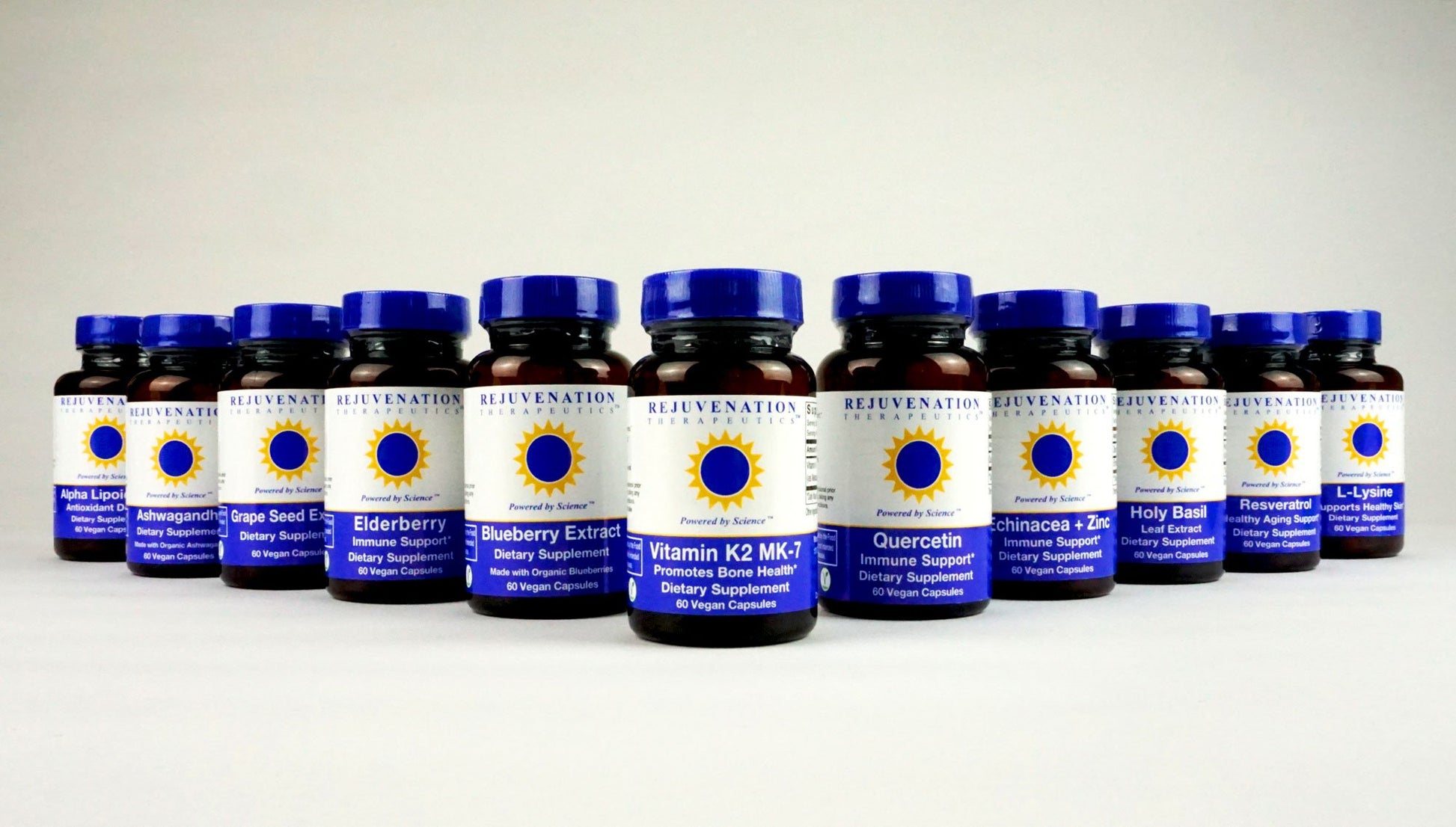Frasco y caja producto vitamina d3 Rejuvenation Therapeutics