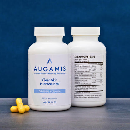 Frasco de cápsulas para acné nodular y hormonal sin DIM