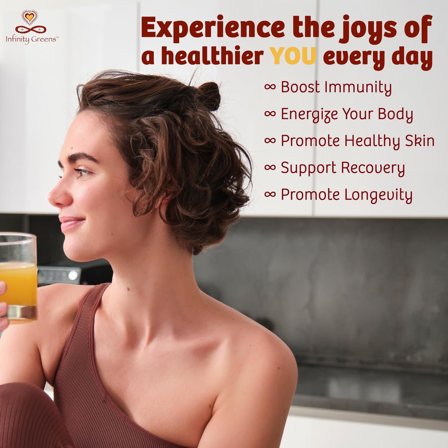 Frasco and cápsulas Infinity-C vitamina c orgánica 30 porciones