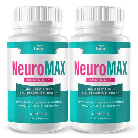 Frasco de cápsulas NeuroMax para memoria y cerebro
