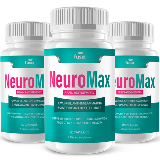 Frasco de cápsulas NeuroMax para memoria y cerebro