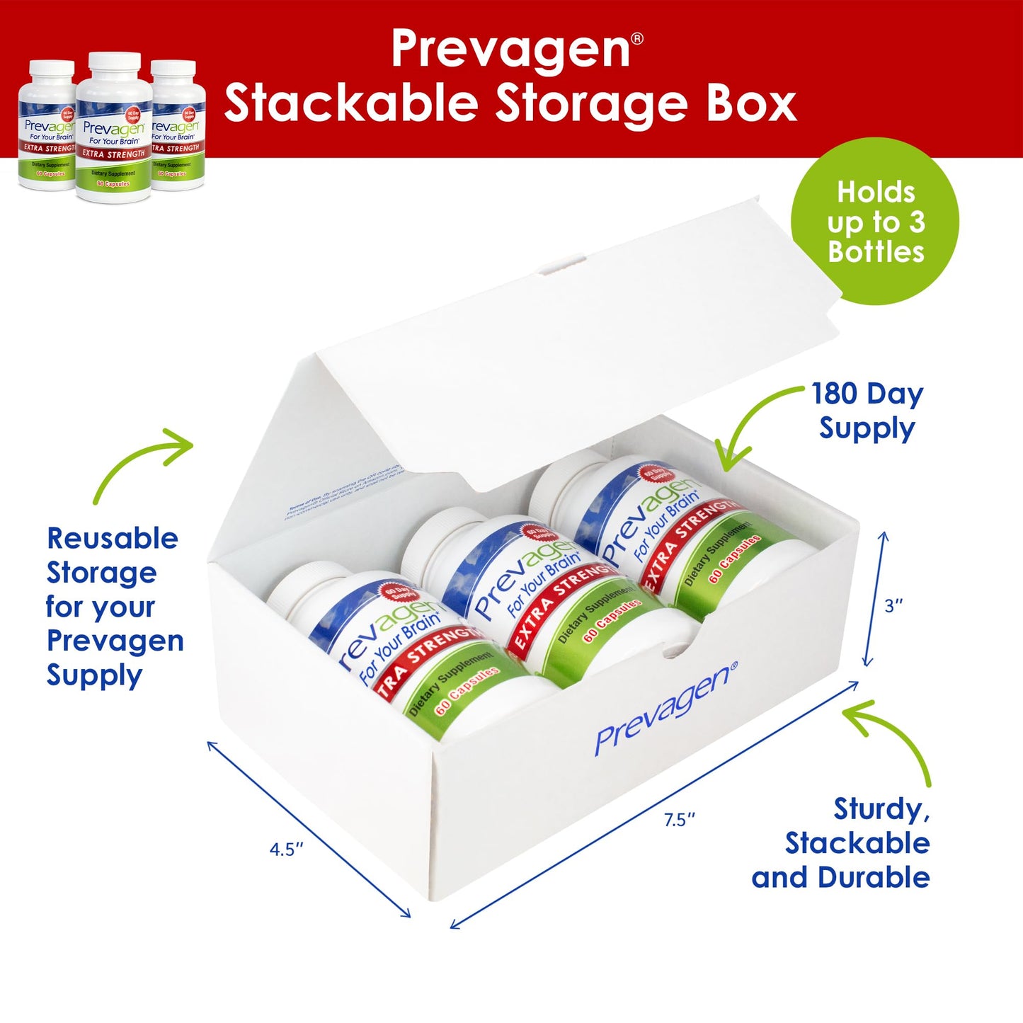 Frasco capsulas prevagen apoaequorin para salud cerebral