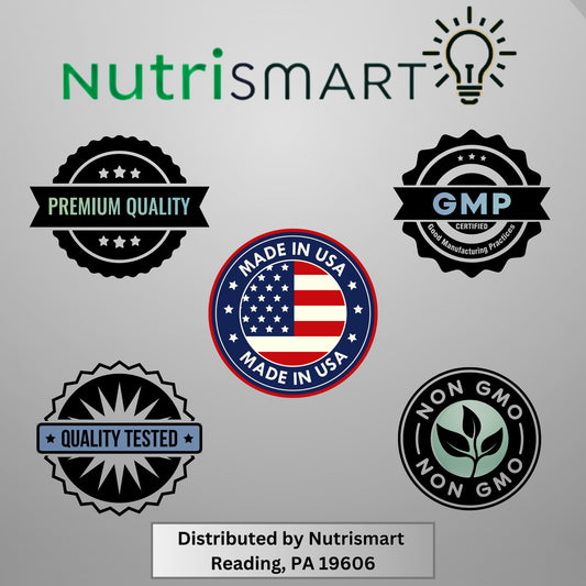 Frasco cápsulas vegetales biotina Nutrimart 60 unidades