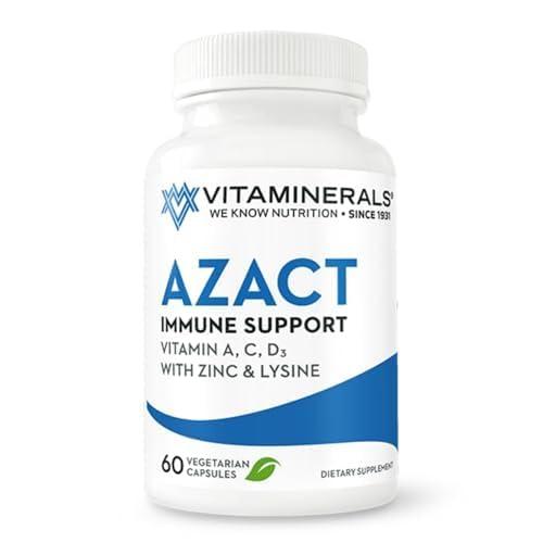 Frasco cápsulas vegetales Vitaminerals AZACT multivitamínico