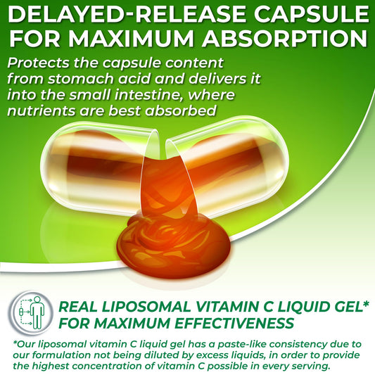 Frasco cápsulas vitamina c liposomal con calcio vegetal SUPPLEMENTS STUDIO