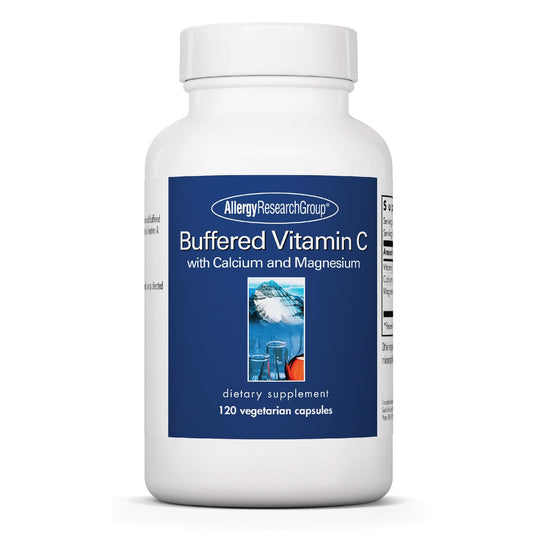 Frasco cápsulas Vitamina C tamponada Allergy Research Group