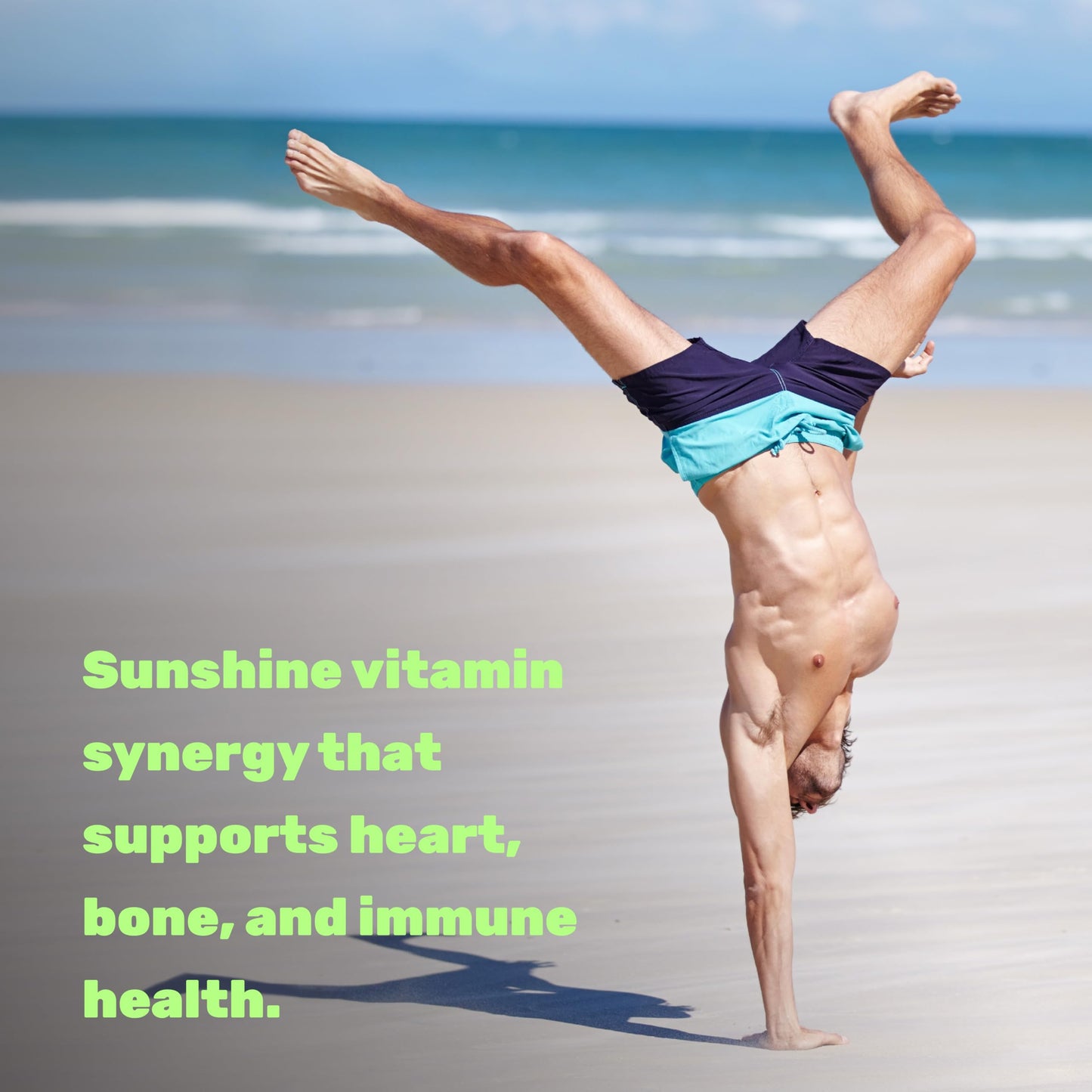 Frasco cápsulas de vitamina D3 K2 DEAL SUPPLEMENT
