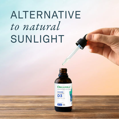 Frasco cerrado vitamina D3 líquida Organika