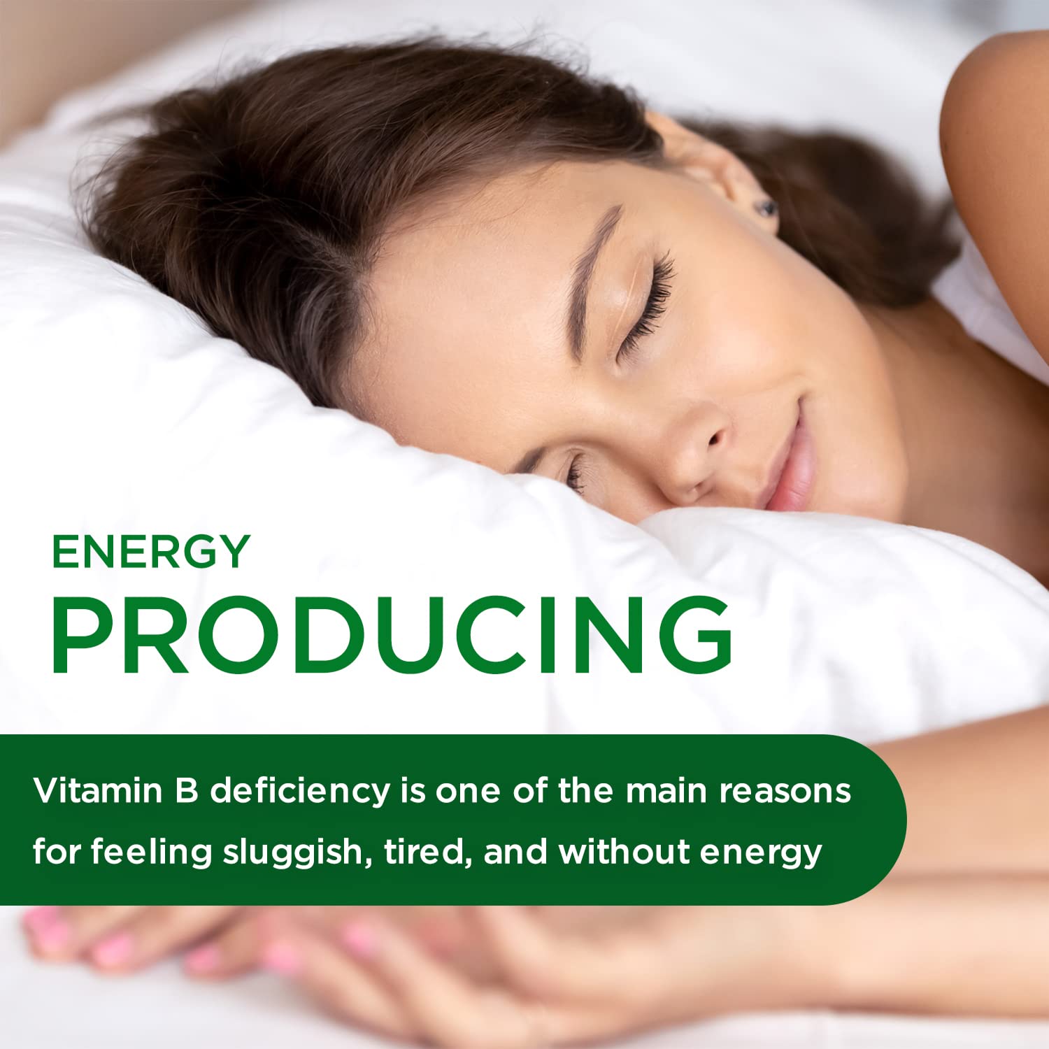 Frasco suplemento vitamina b complejo vegano EMERALD LABS