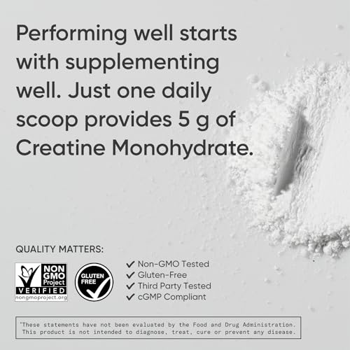 Frasco de creatina monohidrato Sports Research para músculo y energía