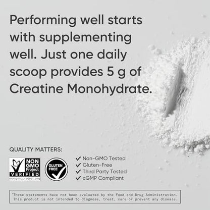 Frasco de creatina monohidrato Sports Research para músculo y energía