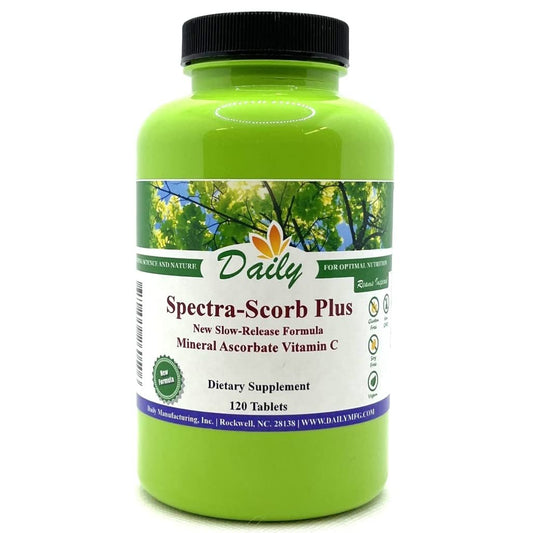 Frasco Daily Manufacturing Spectra-Scorb Plus 100 tabletas