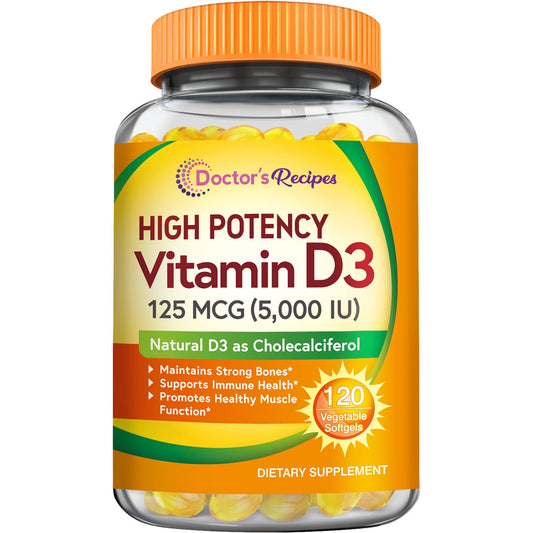 Frasco de Doctor's Recipes Vitamina D3