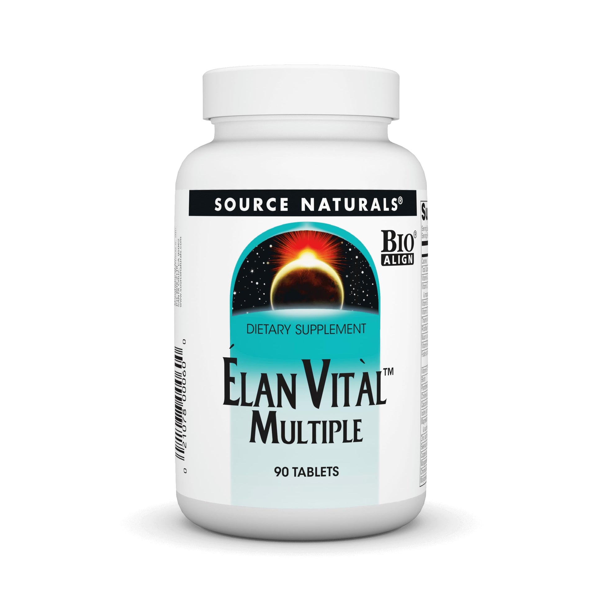 Frasco de Elan Vital Múltiple con 90 tabletas.