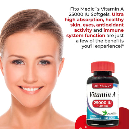 Frasco FITO MEDIC'S Vitamina A alta absorción para ojos y piel