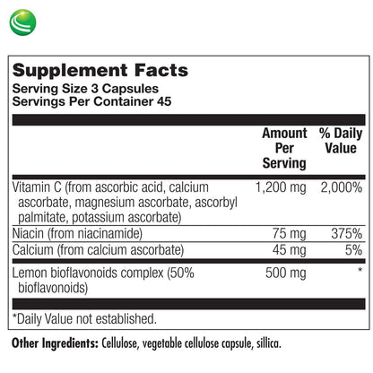Frasco frontal Nutra BioGenesis BioPotent C vitamina c para articulaciones