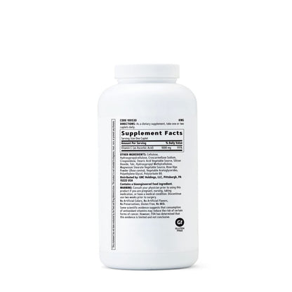 Frasco de GNC Vitamina C 1000 mg comprimidos