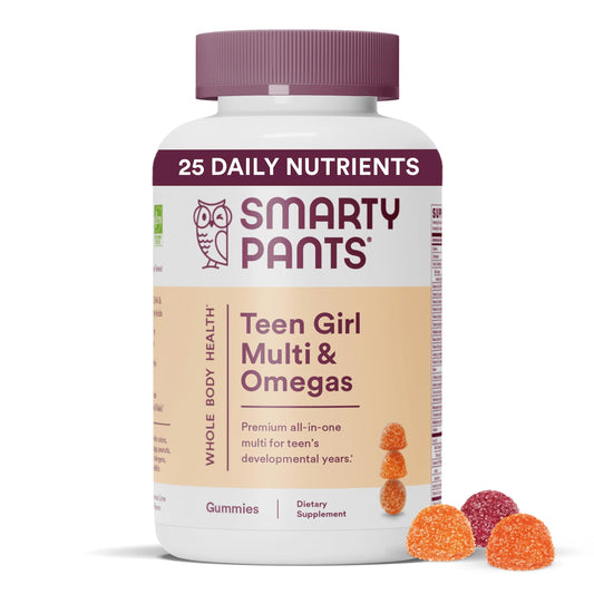 Frasco de gominolas multivitamínicas SmartyPants para adolescentes