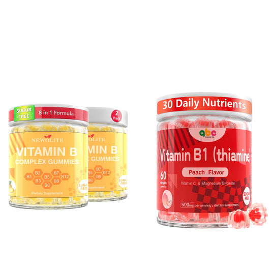 Frasco de gomitas complejo B Vitaminas para mujeres NEWOLITE
