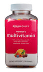Frasco de gomitas multivitaminas Amazon Basics 300 piezas