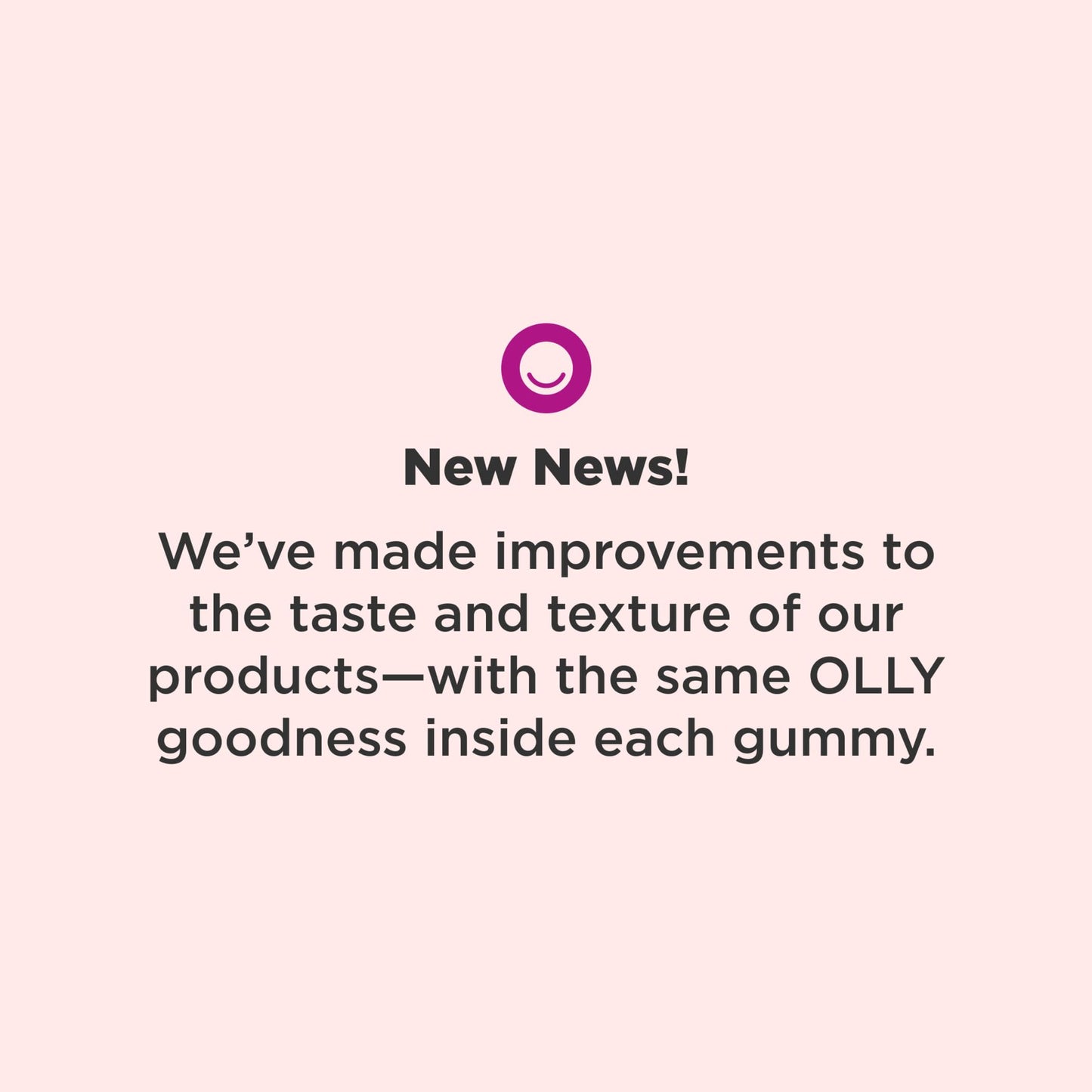 Frasco de gomitas multivitaminas Olly para adolescentes