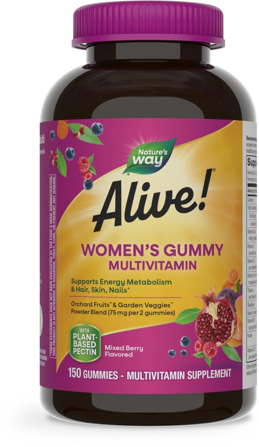 Frasco de gomitas multivitamínicas para mujeres, Nature's Way