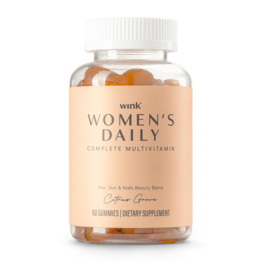 Frasco de gomitas multivitamínicas para mujeres - Wink Well