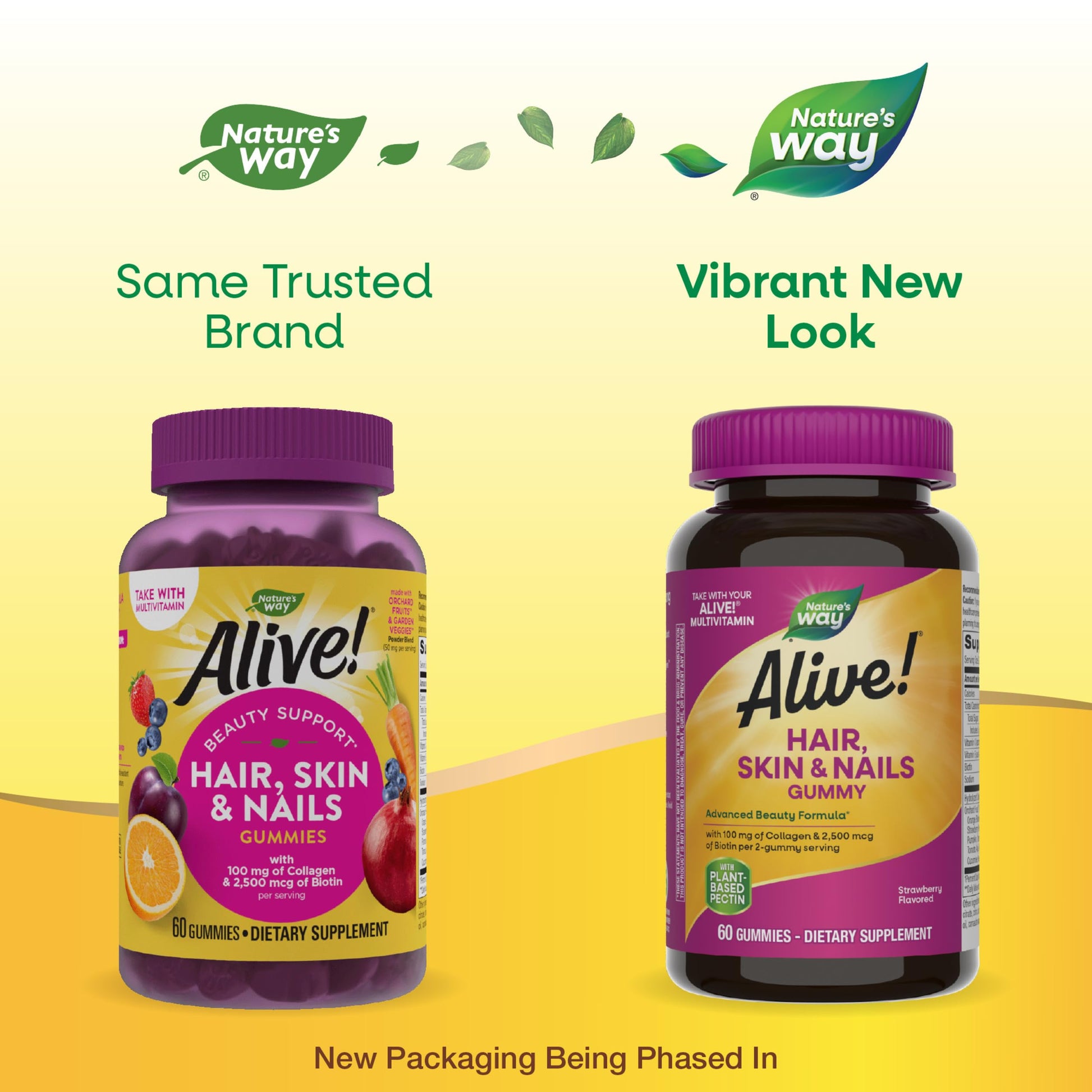 Frasco gomitas Nature's Way Alive sabor fresa 60 unidades