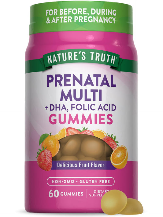 Frasco Gomitas Prenatales Nature's Truth 60 unidades
