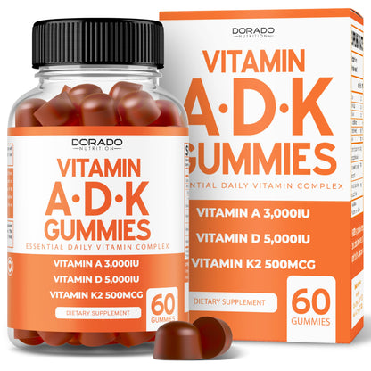 Frasco gomitas vitamina ADK sin azúcar berberina