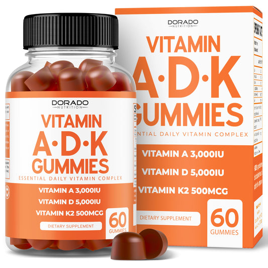 Frasco gomitas vitamina ADK sin azúcar berberina