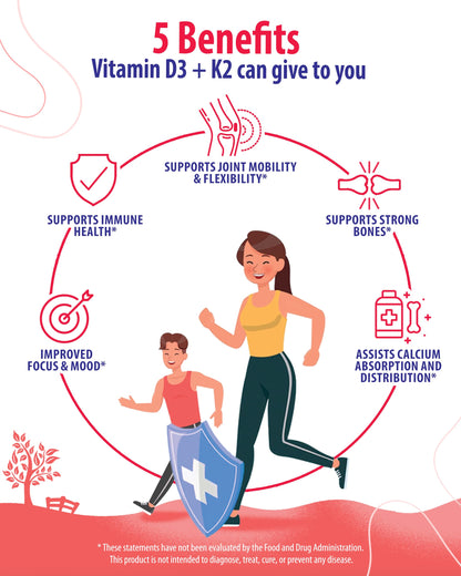 Frasco gomitas vitamina d3 k2 sin azúcar durazno SUNNY SAM
