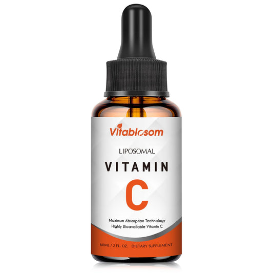 Frasco de gotas líquidas Vitablosom vitamina c liposomal 60 ml